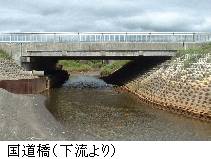 国道橋(下流より)